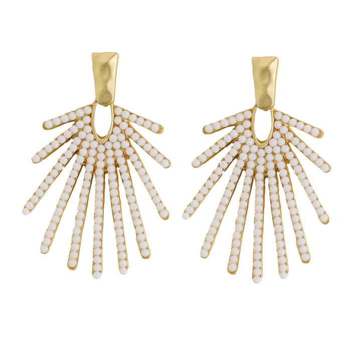 White Sunburst Drops