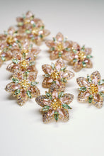 Lotus Bloom Crystal Statement Studs