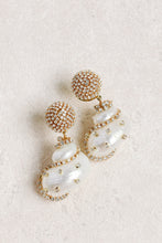 St Armands Designs Diamond Rhinestone Wrapped White Shells