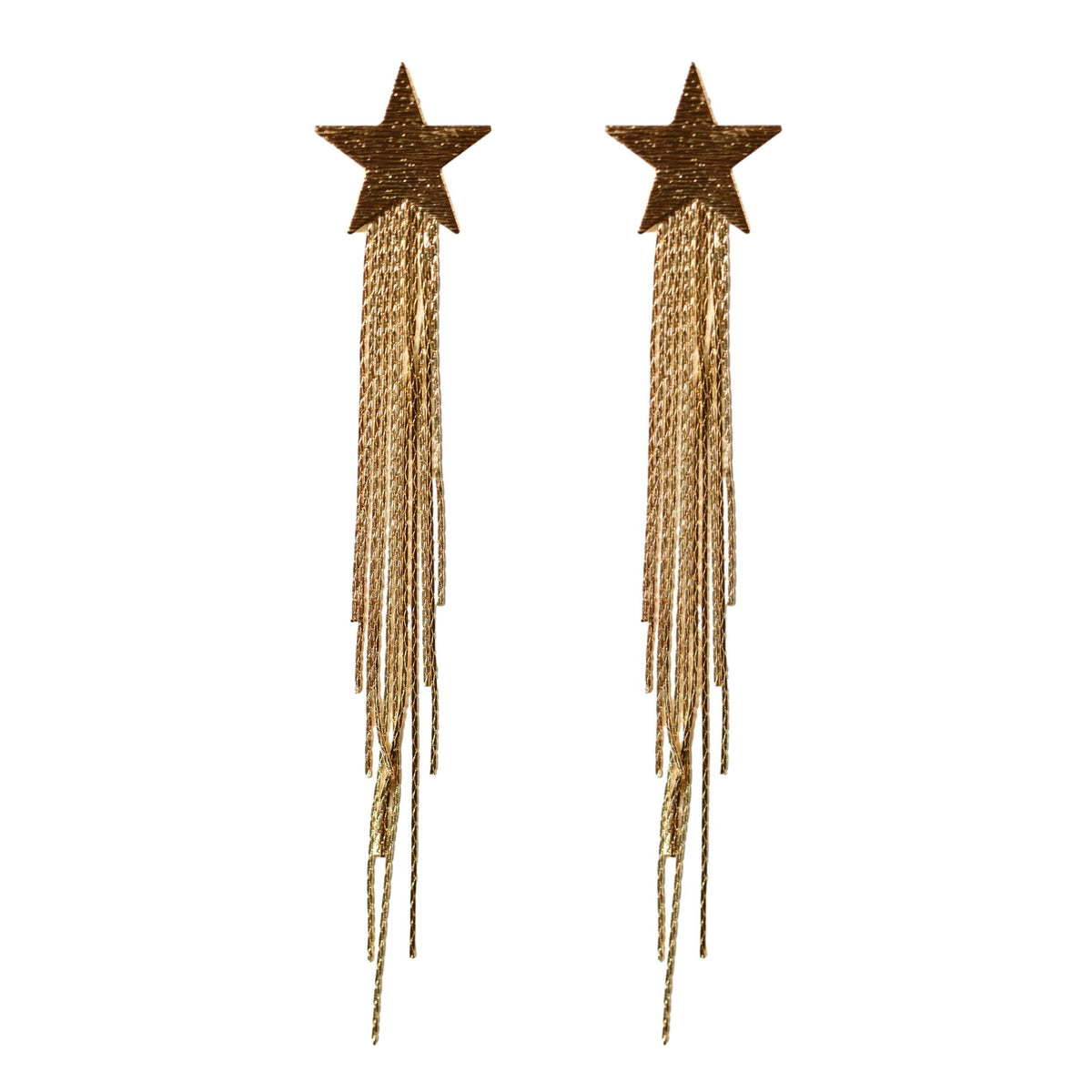 Gold Shooting Star Duster Drops – St. Armands Designs of Sarasota