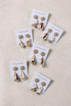 Rhinestone Wrapped Striped Shells