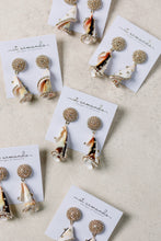 Rhinestone Wrapped Striped Shells