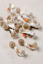Rhinestone Wrapped Striped Shells