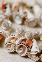 Rhinestone Wrapped Striped Shells
