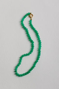 18" Genuine Jade Candy Necklace