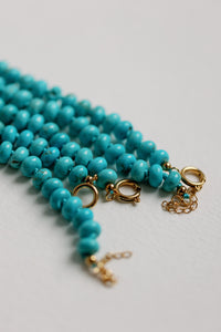 18" Genuine Turquoise Candy Necklace