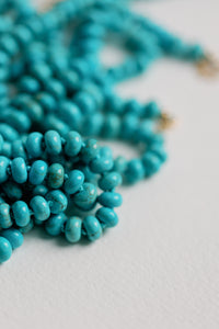 18" Genuine Turquoise Candy Necklace