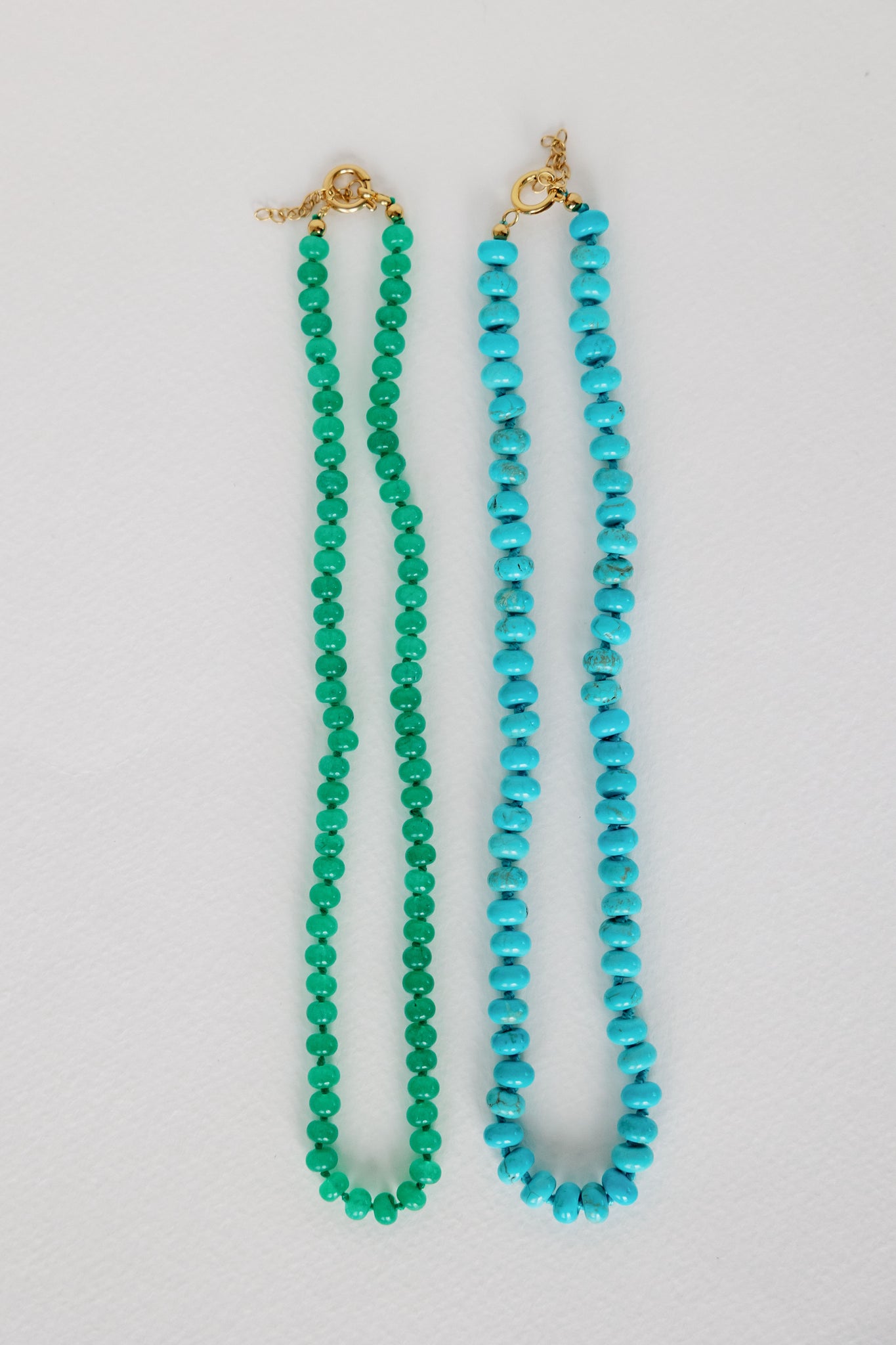 Genuine turquoise bead necklace discount