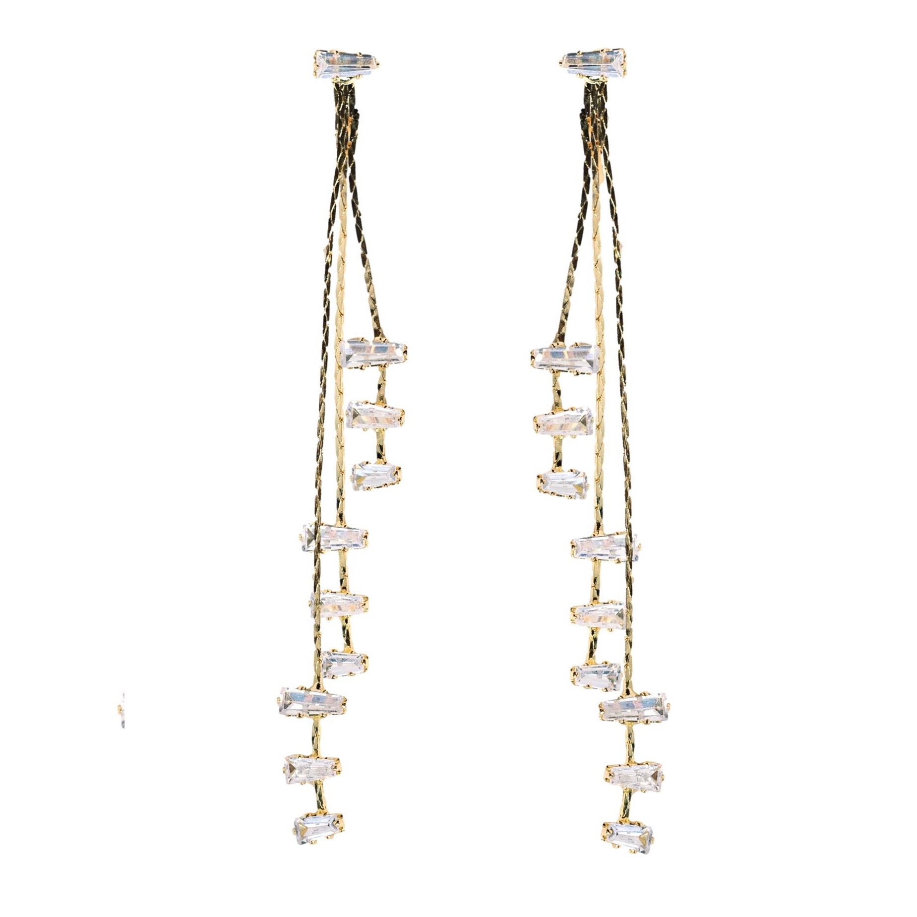 Cascading star deals earrings