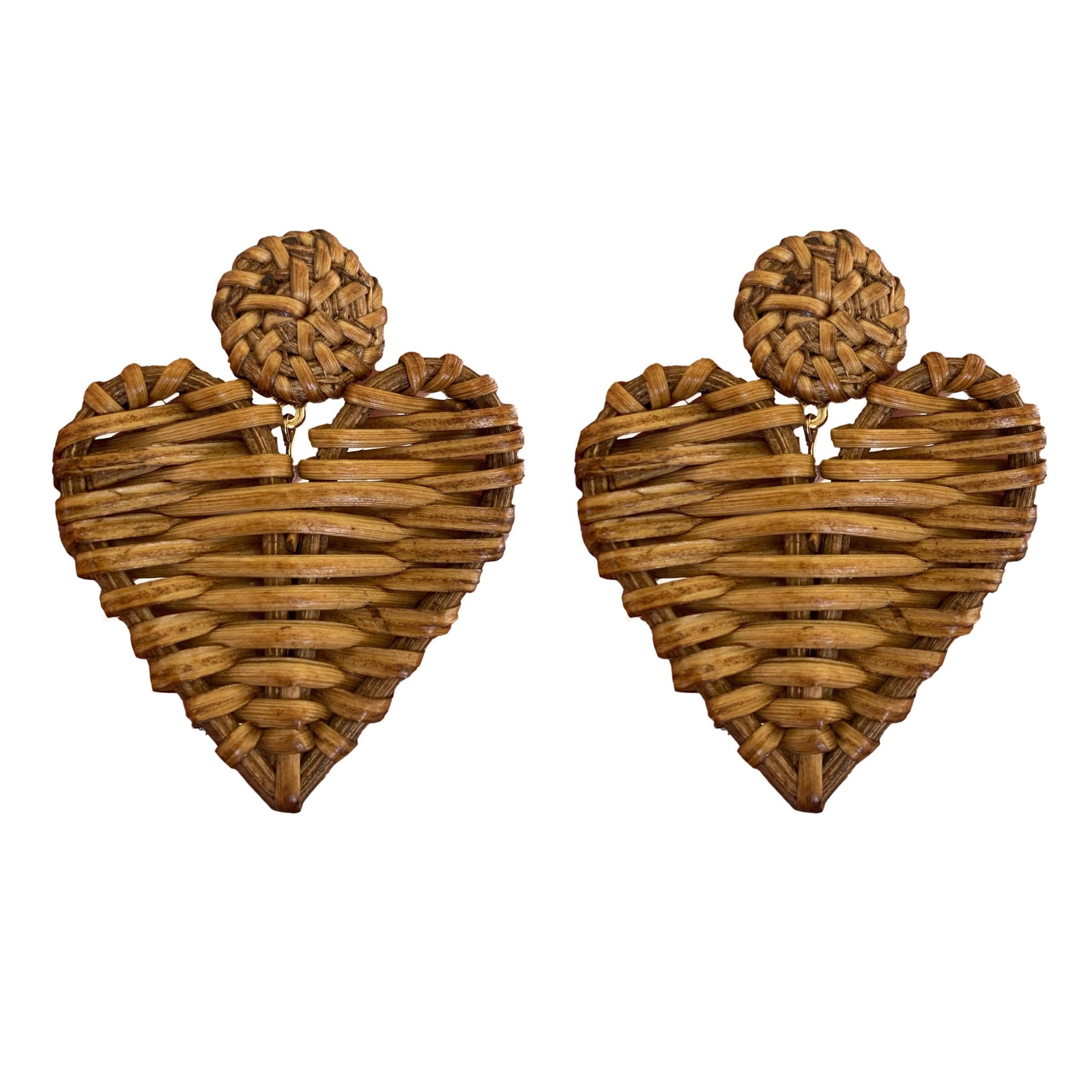 Rattan hearts top