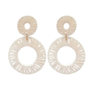 Calypso Raffia Circles
