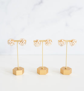 Sunburst Pearl Studs