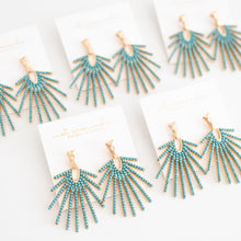 Turquoise Sunburst Drops