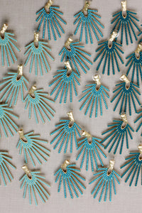 Turquoise Sunburst Drops
