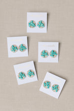 Turquoise Sunburst Studs