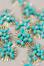 Turquoise Sunburst Studs