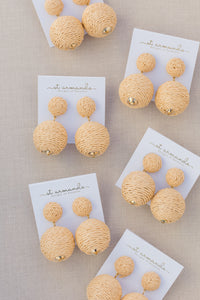 Natural Lido Pom Poms