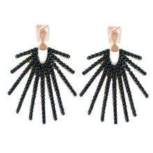 Black Sunburst Drops