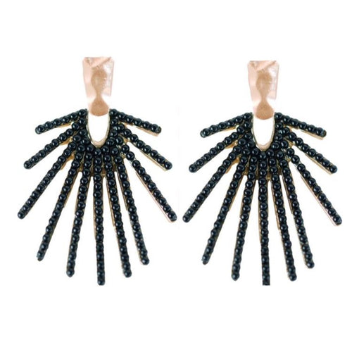 Black Sunburst Drops