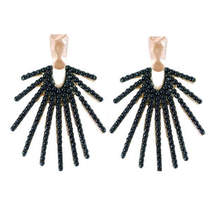 Black Sunburst Drops