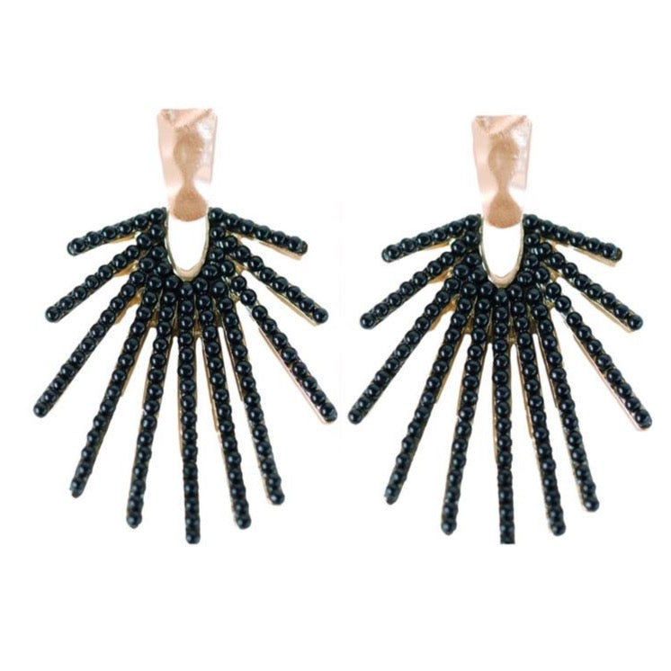 Black Sunburst Drops