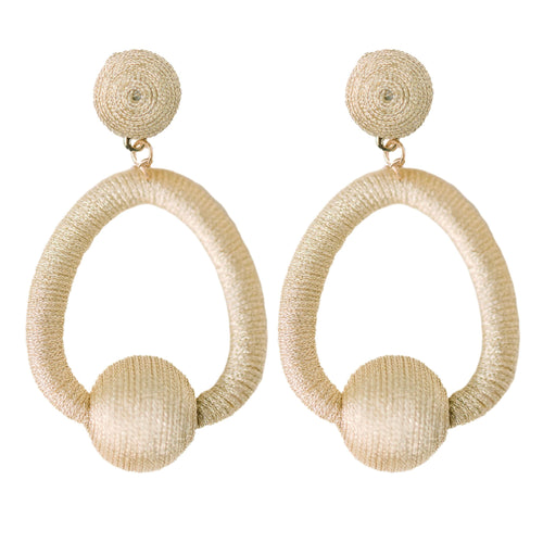 Metallic Holiday Lido Hoops