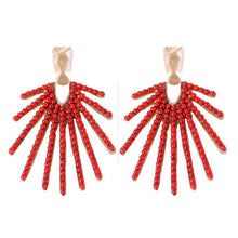 Red Sunburst Drops