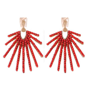 Red Sunburst Drops