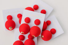 Red Lido Pom Poms