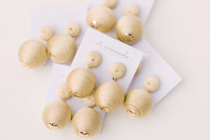 Gold Metallic Lido Pom Poms
