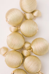 Gold Metallic Lido Pom Poms
