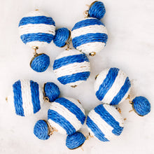 St Armands Blue White Earrings