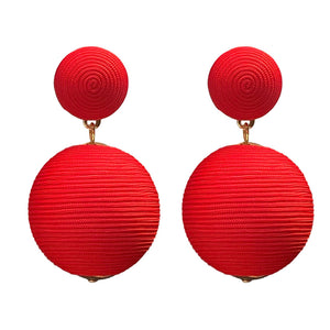 Red Lido Pom Poms