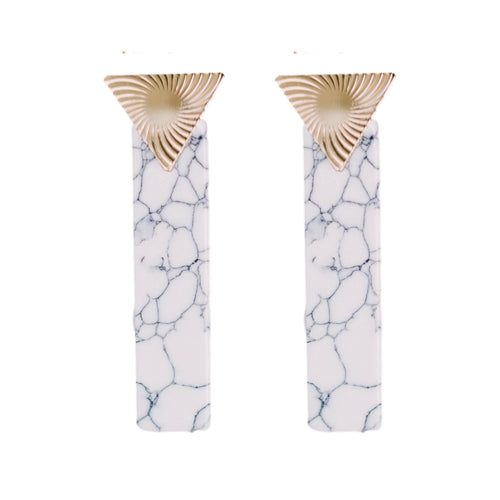 St Armands Marble Statement Earrings