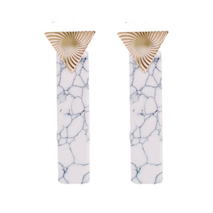 St Armands Marble Statement Earrings