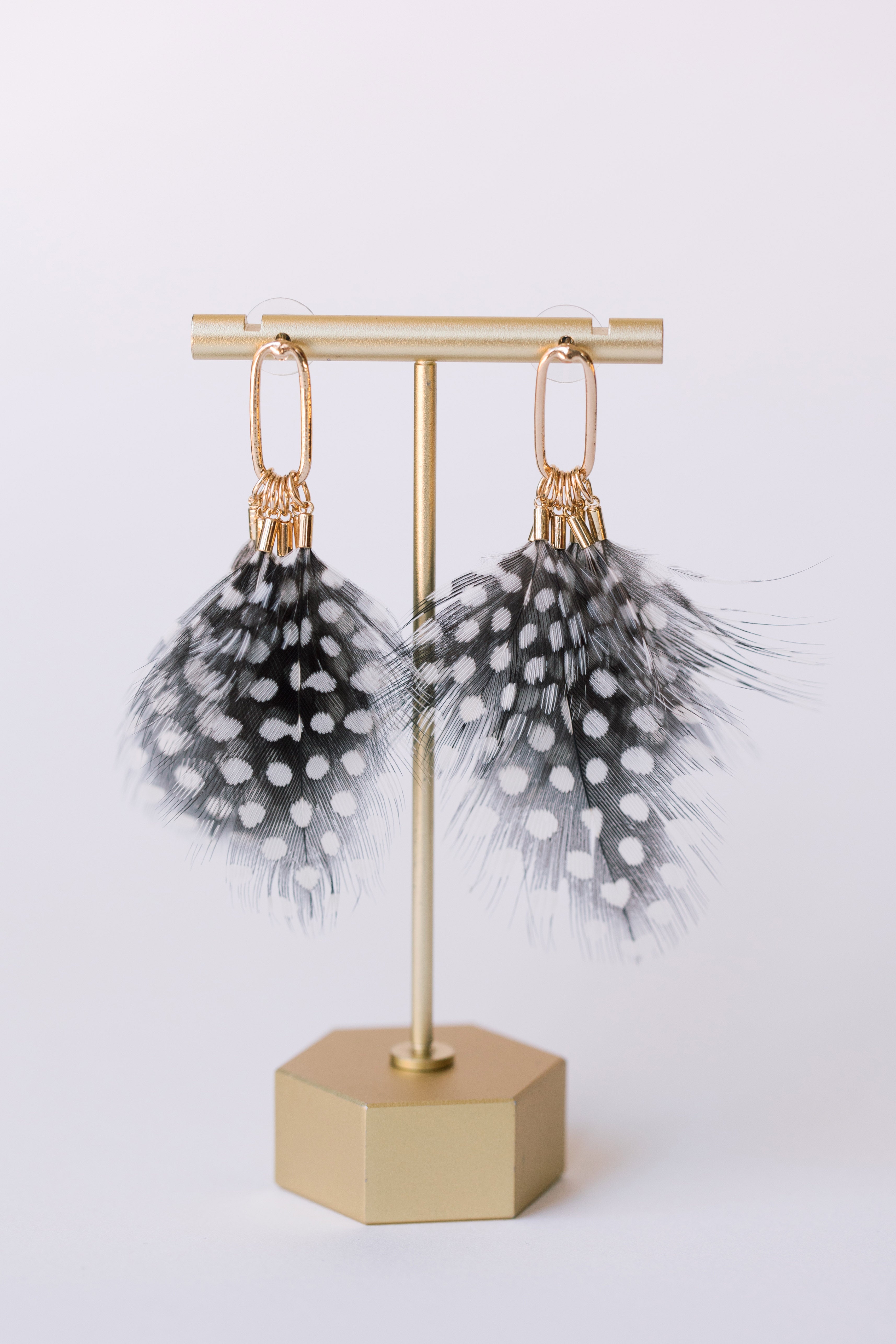 Spotted Feather Tassels