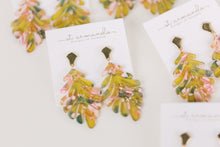 Pink and Green Camo Petite Palm Drops