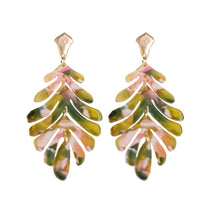 Pink and Green Camo Petite Palm Drops