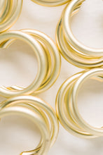 Gold Triple Hoops