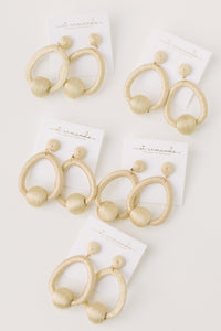 Metallic Holiday Lido Hoops
