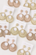 Gold Metallic Wrapped Bali Drops