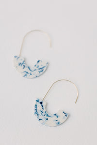 Blue and White Marble Threaders