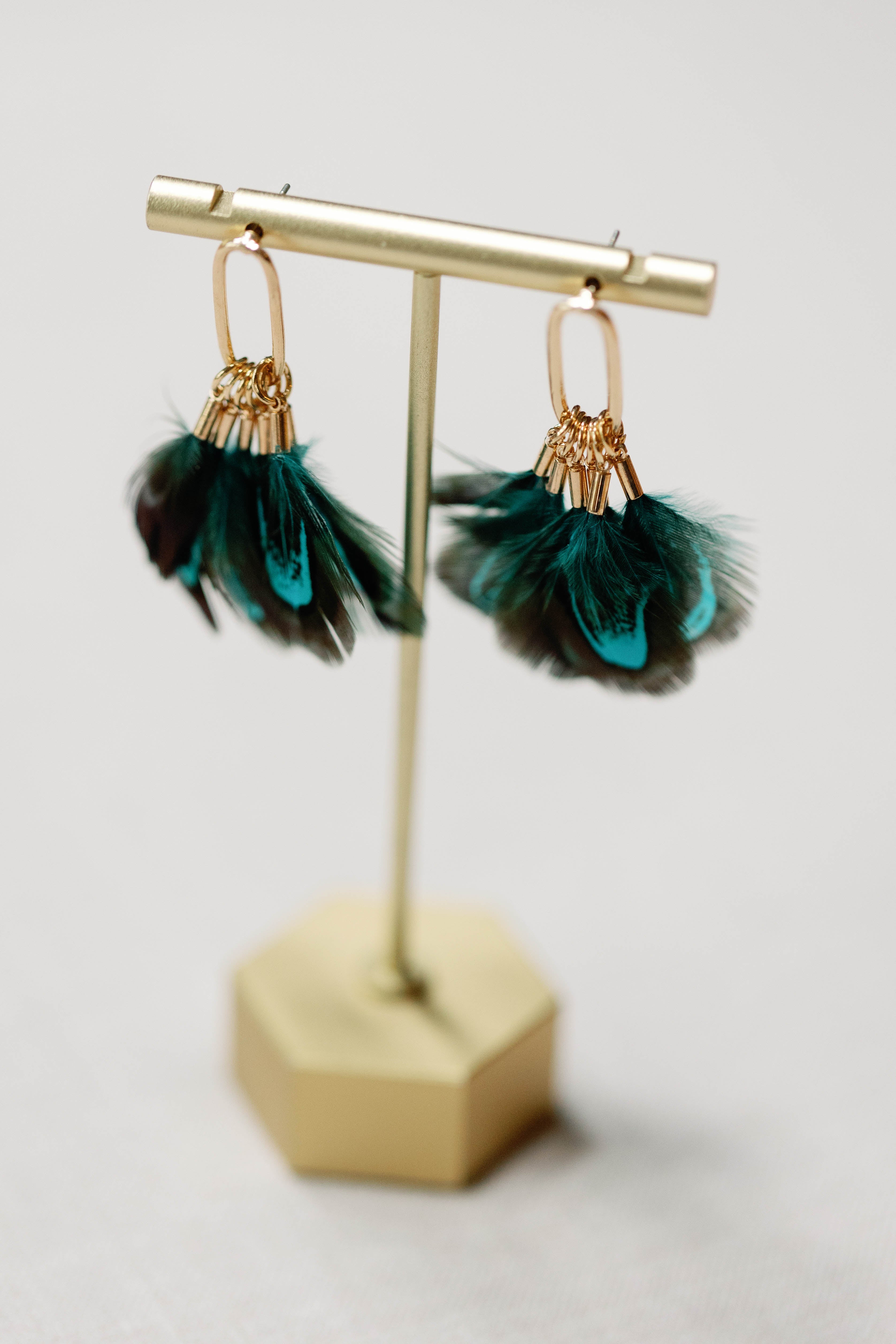 Peacock Feather Tassels