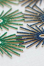 Green Sunburst Drops