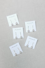 Small Swingy Pearl and Diamond Drops
