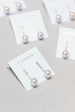 Small Swingy Pearl and Diamond Drops