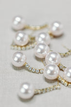 Small Swingy Pearl and Diamond Drops