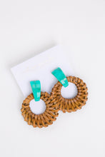 Turquoise Bali Button Studs