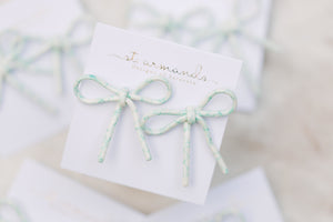 Aqua Poolside Bows