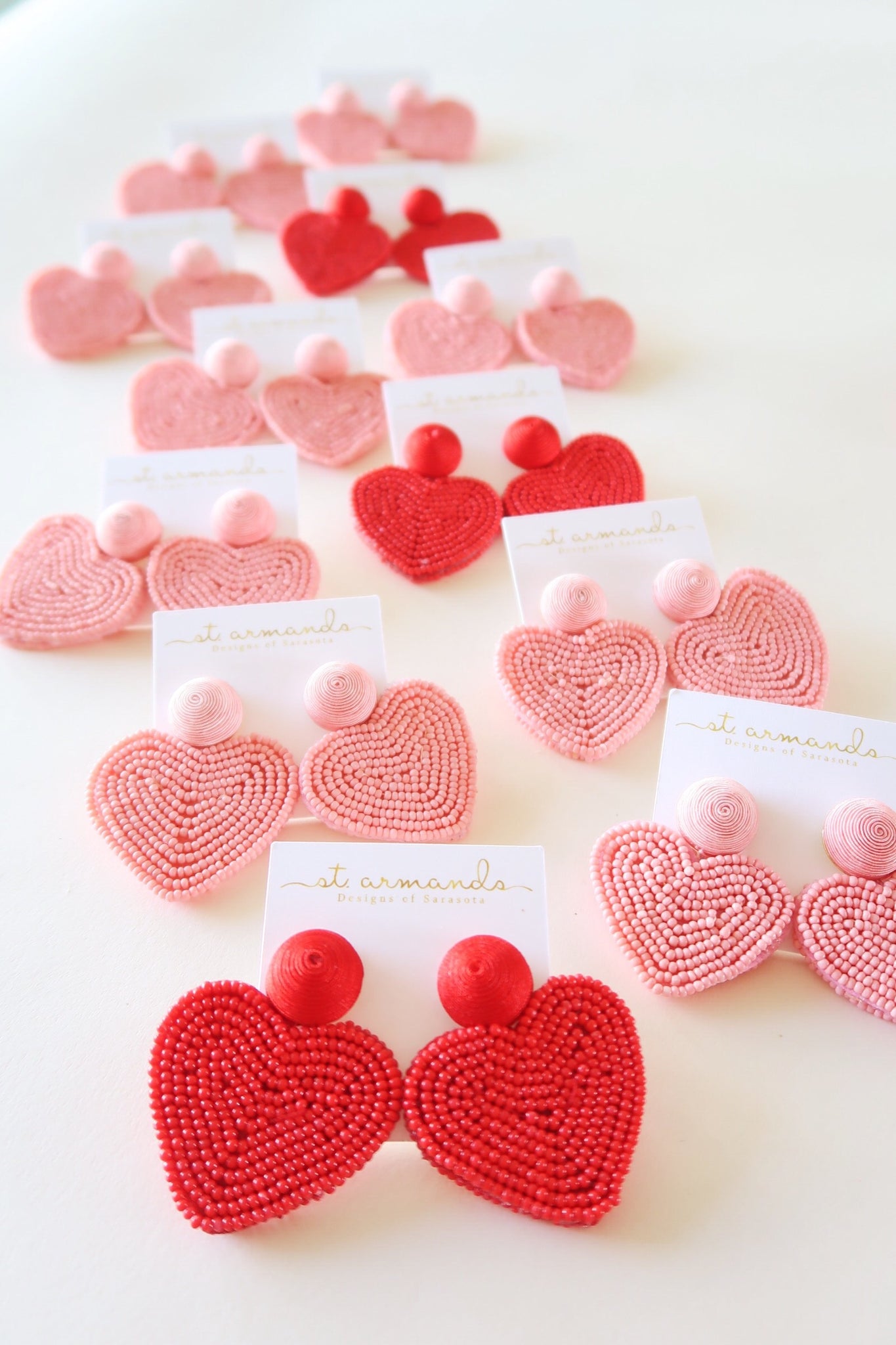 Red Heart Valentine's Day Beads for Your Sweetheart